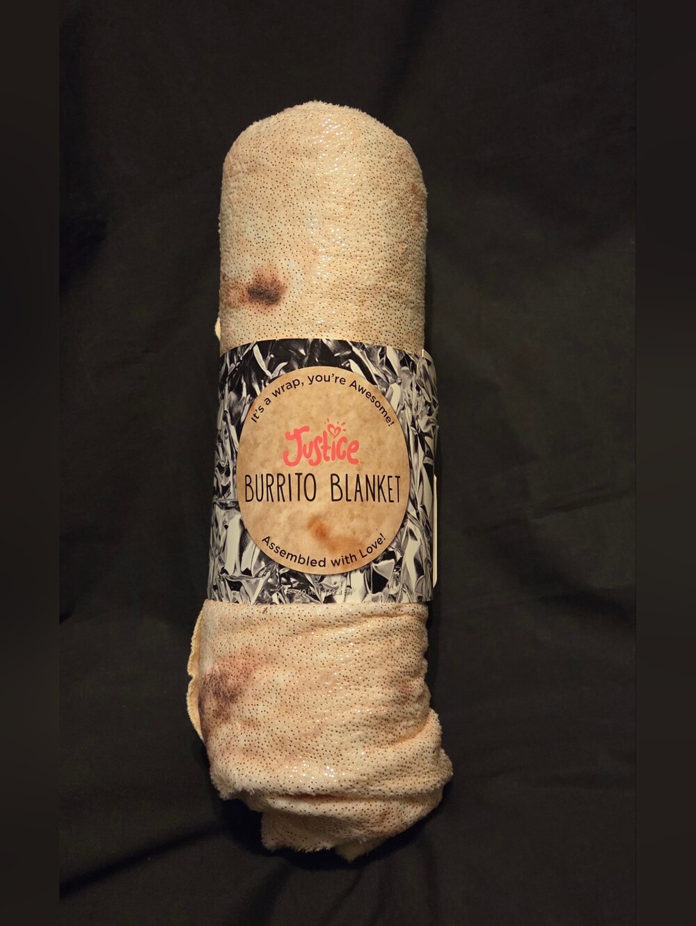 Justice Burrito Blanket New with tags